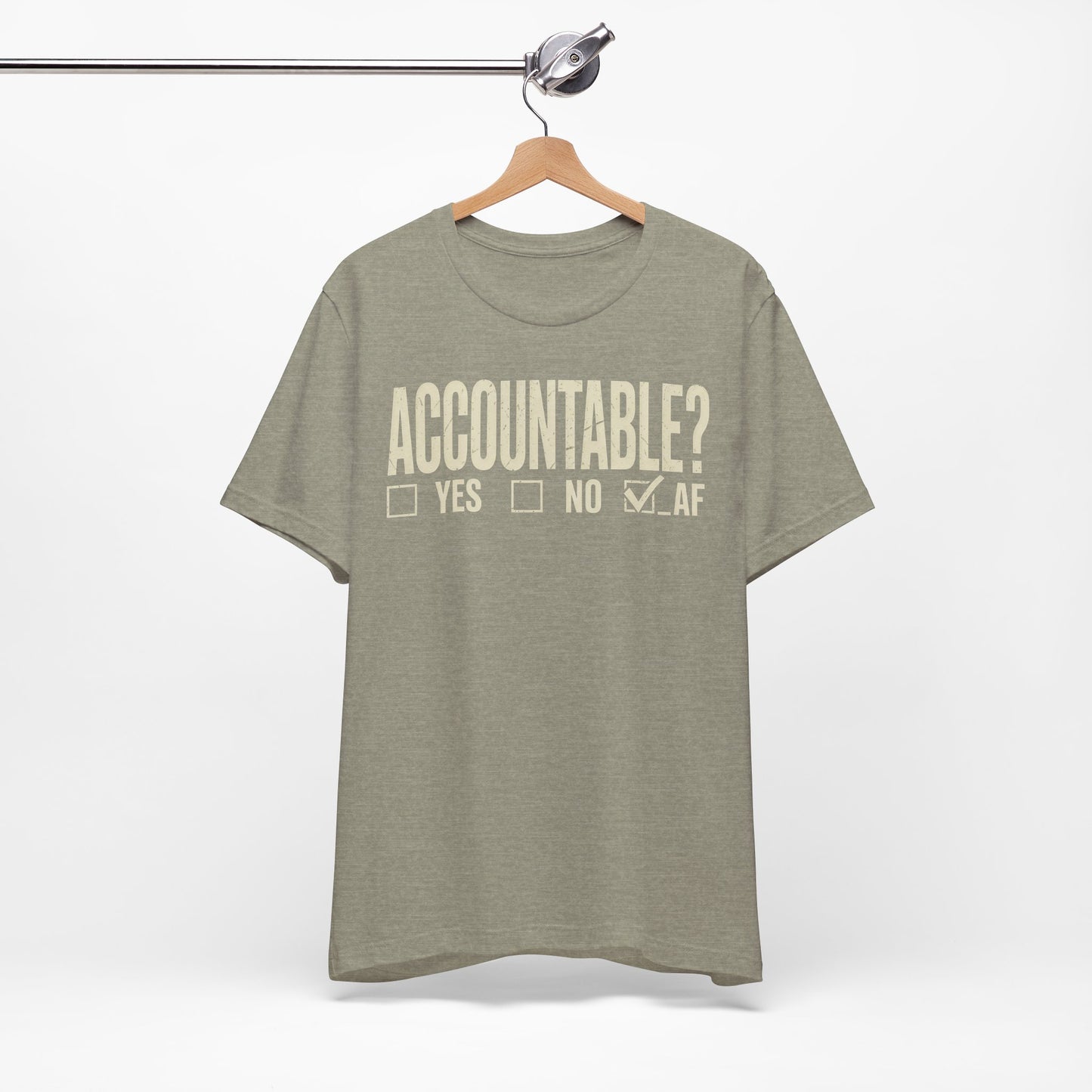 Accountable AF | Unisex Jersey Short Sleeve Tee