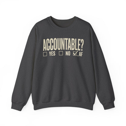 Accountable AF | Unisex Heavy Blend™ Crewneck Sweatshirt