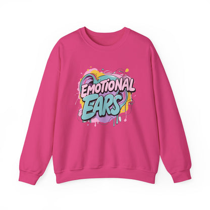 Emotional Ears (Paint) | Unisex Heavy Blend™ Crewneck Sweatshirt