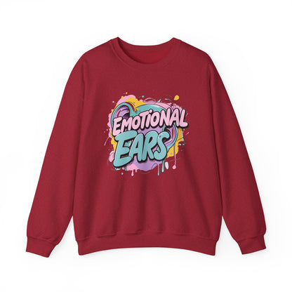 Emotional Ears (Paint) | Unisex Heavy Blend™ Crewneck Sweatshirt