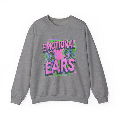 Emotional Ears (Splash) | Unisex Heavy Blend™ Crewneck Sweatshirt