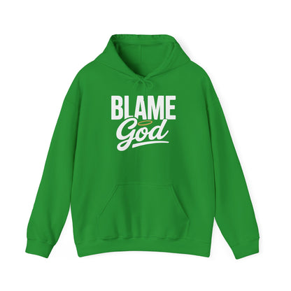Blame God (Halo) | Unisex Heavy Blend™ Hooded Sweatshirt