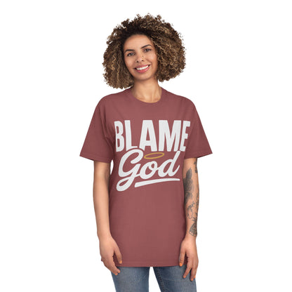 Blame God (Halo) | Unisex Faded Shirt