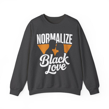 Normalize Black Love | Unisex Heavy Blend™ Crewneck Sweatshirt