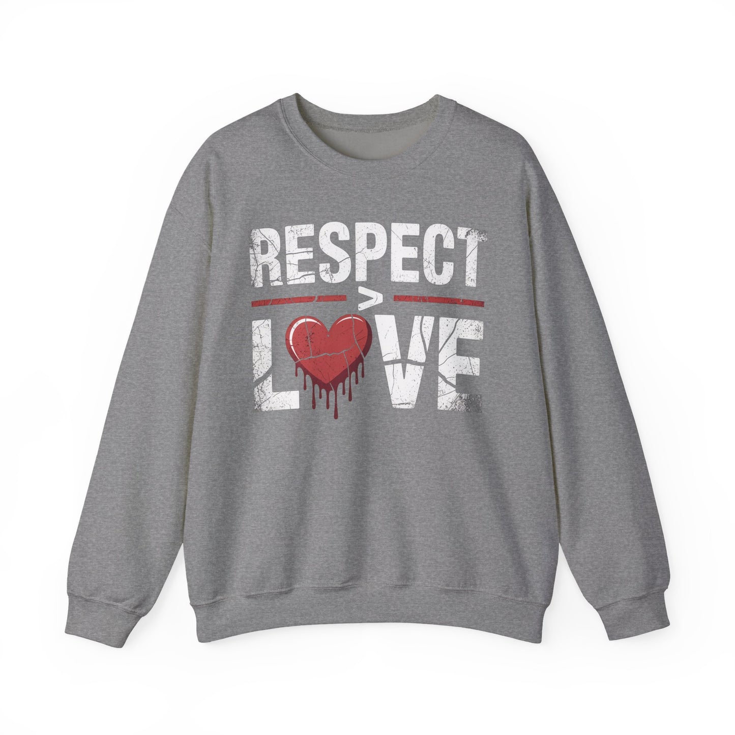 Respect > Love | Unisex Heavy Blend™ Crewneck Sweatshirt