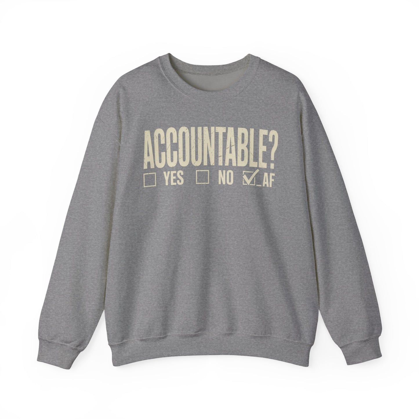 Accountable AF | Unisex Heavy Blend™ Crewneck Sweatshirt