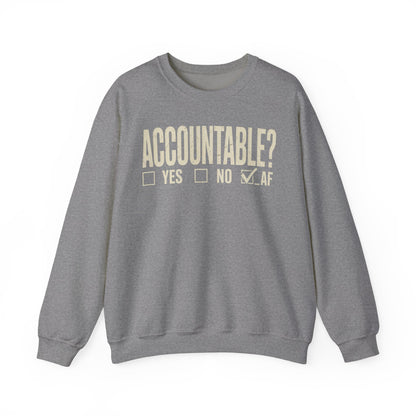 Accountable AF | Unisex Heavy Blend™ Crewneck Sweatshirt