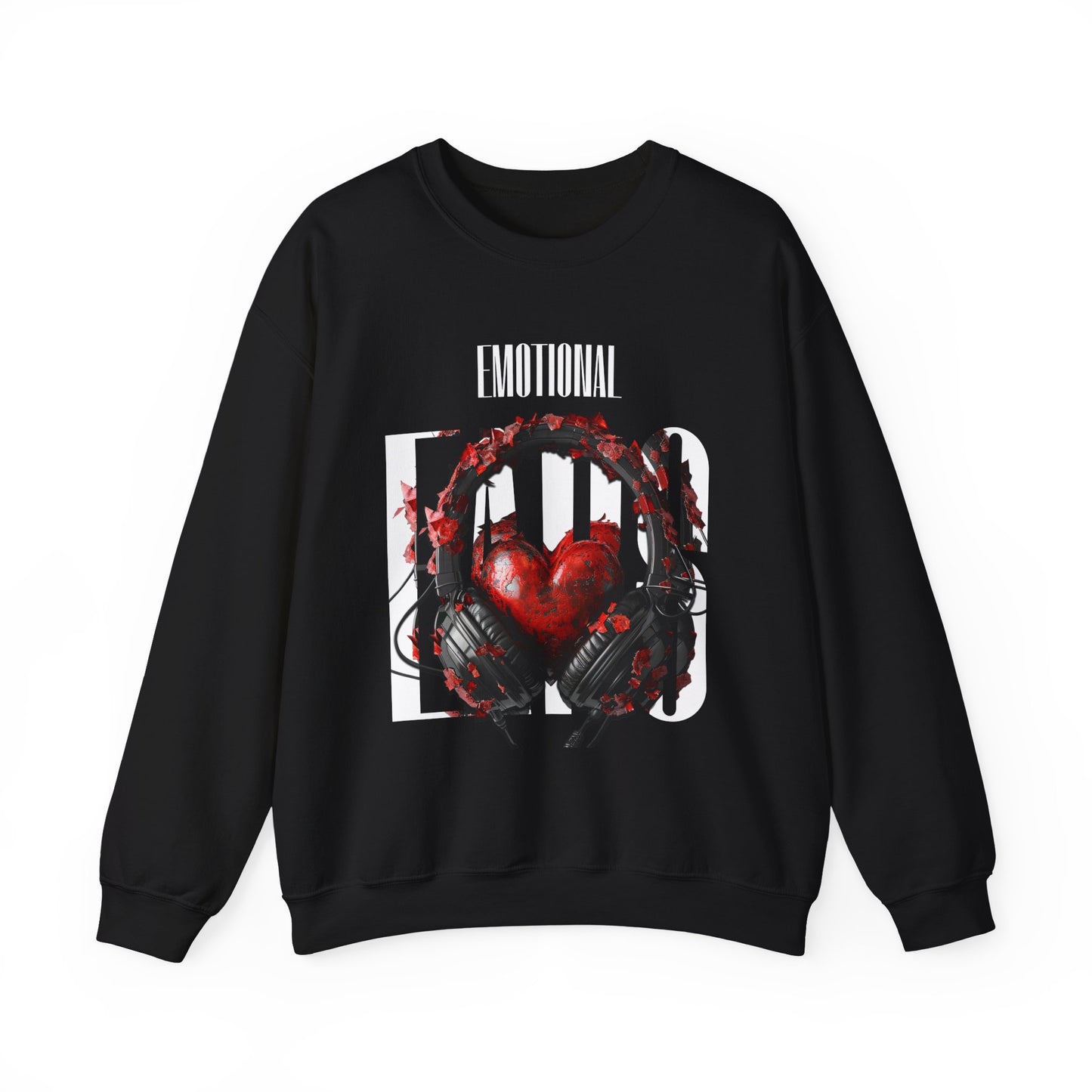 Emotional Ears (Goth) | Unisex Heavy Blend™ Crewneck Sweatshirt