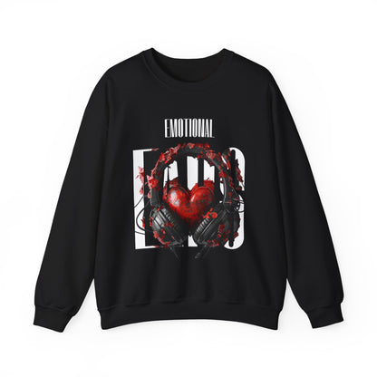 Emotional Ears (Goth) | Unisex Heavy Blend™ Crewneck Sweatshirt