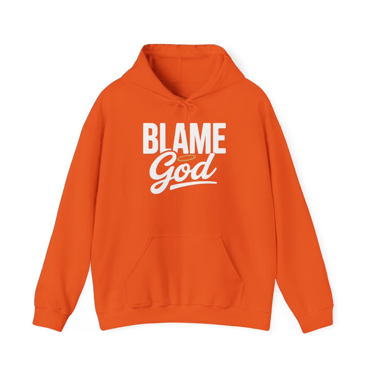 Blame God (Halo) | Unisex Heavy Blend™ Hooded Sweatshirt