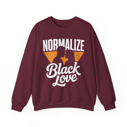 Normalize Black Love | Unisex Heavy Blend™ Crewneck Sweatshirt