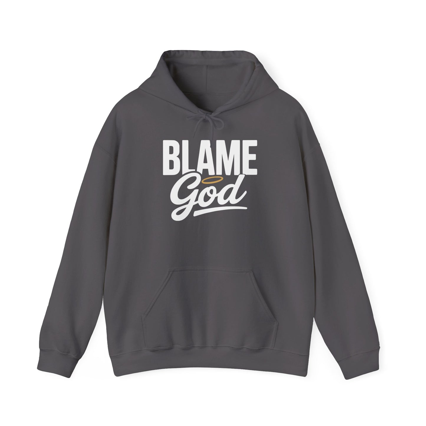 Blame God (Halo) | Unisex Heavy Blend™ Hooded Sweatshirt