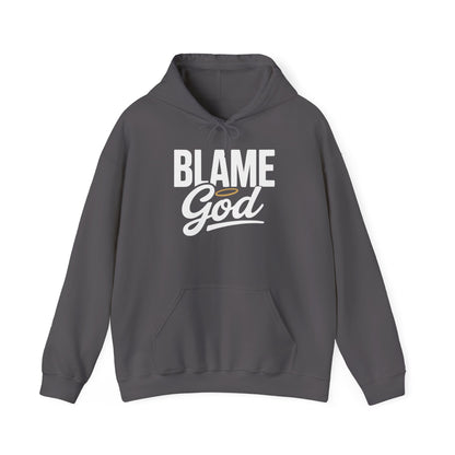 Blame God (Halo) | Unisex Heavy Blend™ Hooded Sweatshirt