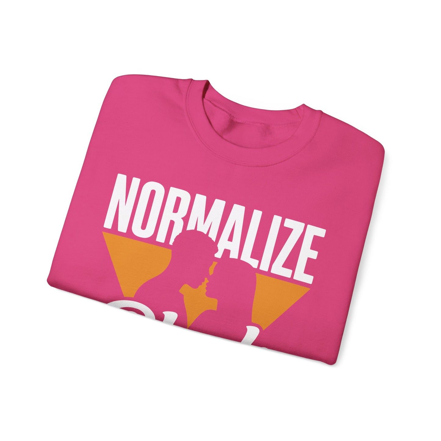 Normalize Black Love | Unisex Heavy Blend™ Crewneck Sweatshirt