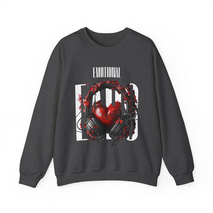 Emotional Ears (Goth) | Unisex Heavy Blend™ Crewneck Sweatshirt