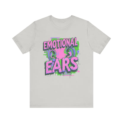 Emotional Ears (Splash) | Unisex Short Sleeve Tee