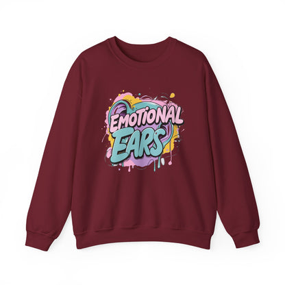 Emotional Ears (Paint) | Unisex Heavy Blend™ Crewneck Sweatshirt