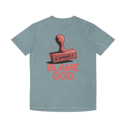 Blame God (Stamp) | Unisex Faded Shirt