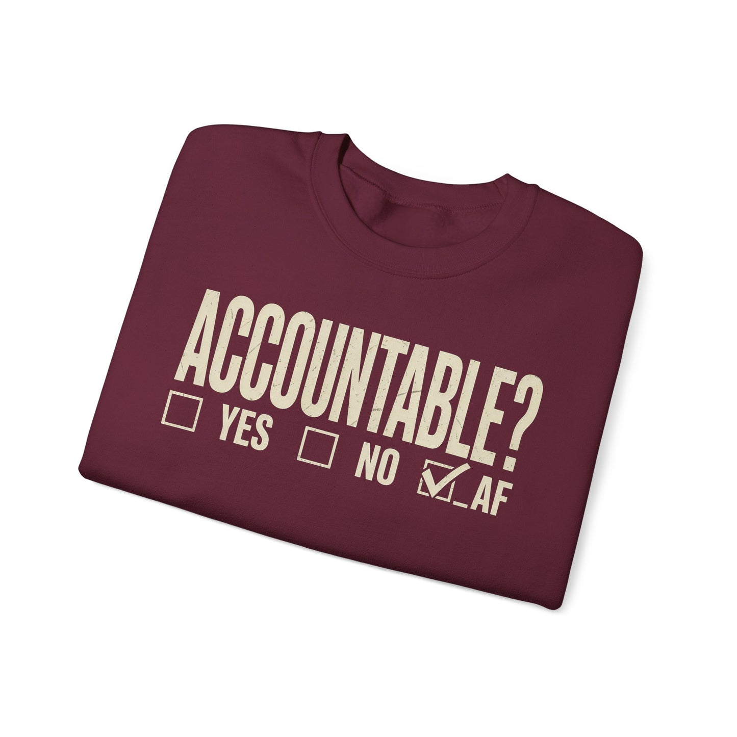 Accountable AF | Unisex Heavy Blend™ Crewneck Sweatshirt