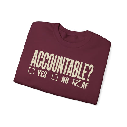 Accountable AF | Unisex Heavy Blend™ Crewneck Sweatshirt