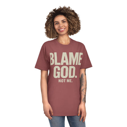 Blame God (Not Me) | Unisex Faded Shirt