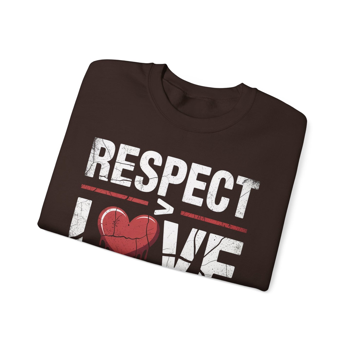 Respect > Love | Unisex Heavy Blend™ Crewneck Sweatshirt