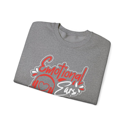 Emotional Ears (Headphones) | Unisex Heavy Blend™ Crewneck Sweatshirt