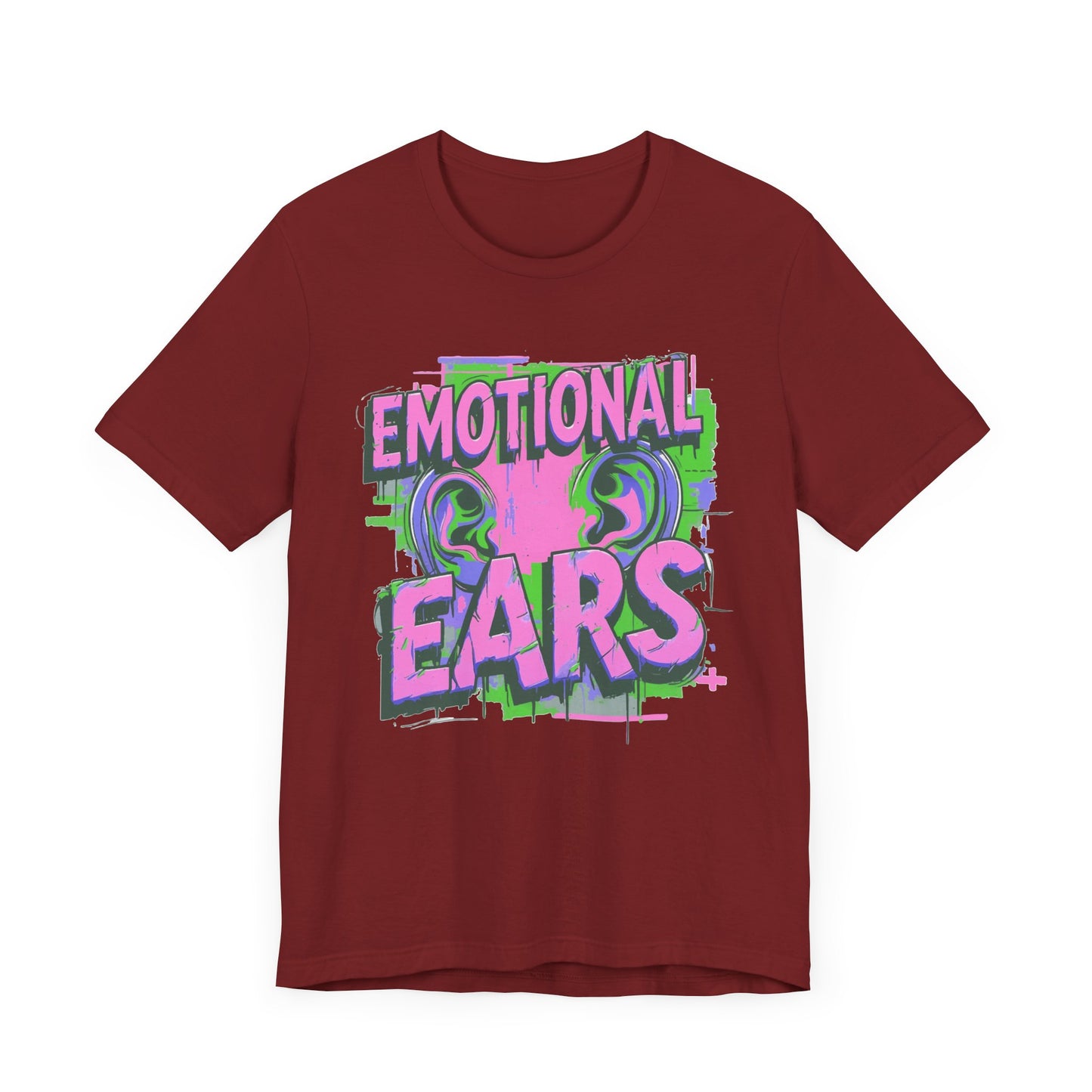 Emotional Ears (Splash) | Unisex Short Sleeve Tee