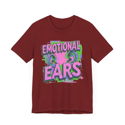 Emotional Ears (Splash) | Unisex Short Sleeve Tee
