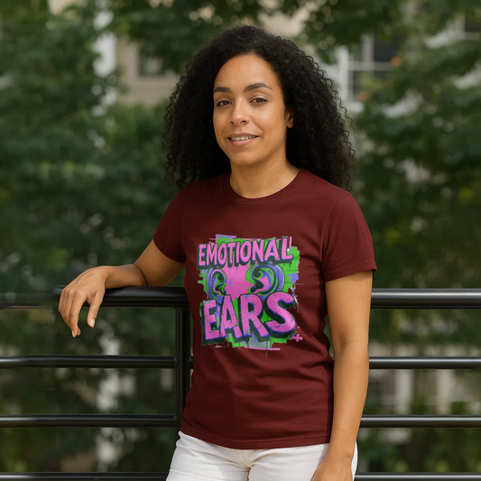 Emotional Ears (Splash) | Unisex Short Sleeve Tee