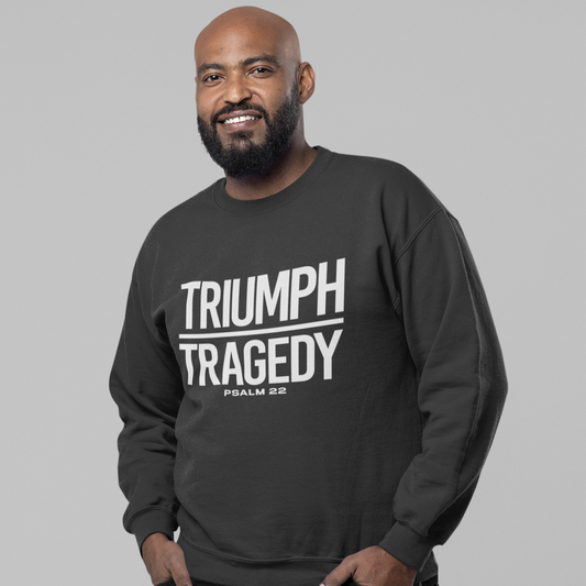 Triumph Tragedy Unisex Heavy Blend™ Crewneck Sweatshirt